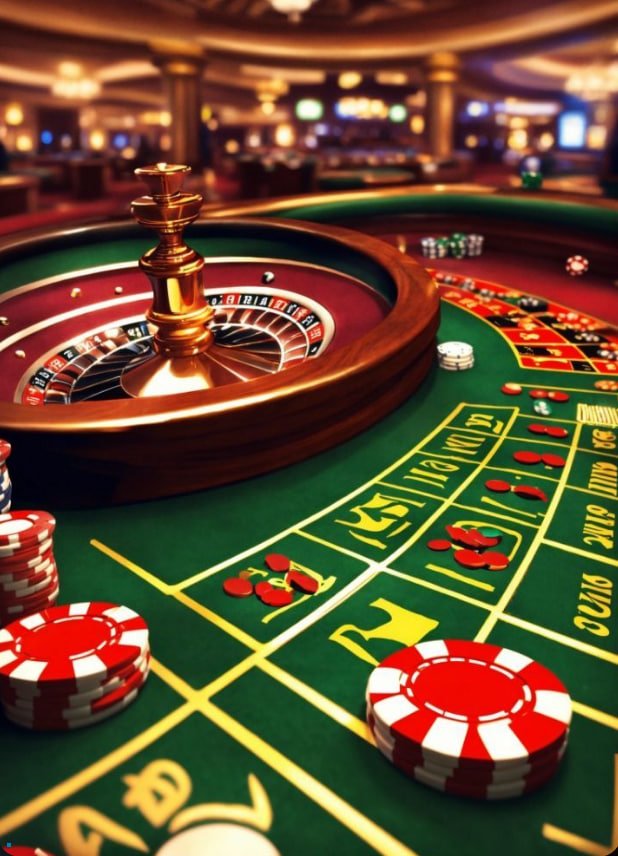 Live casino dealer entertaining players